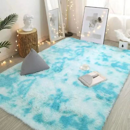 VIKAMA Silk Wool Rug Bedroom Carpet Children Carpet Prayer Rugs Living Room Rug Large Room Decoration