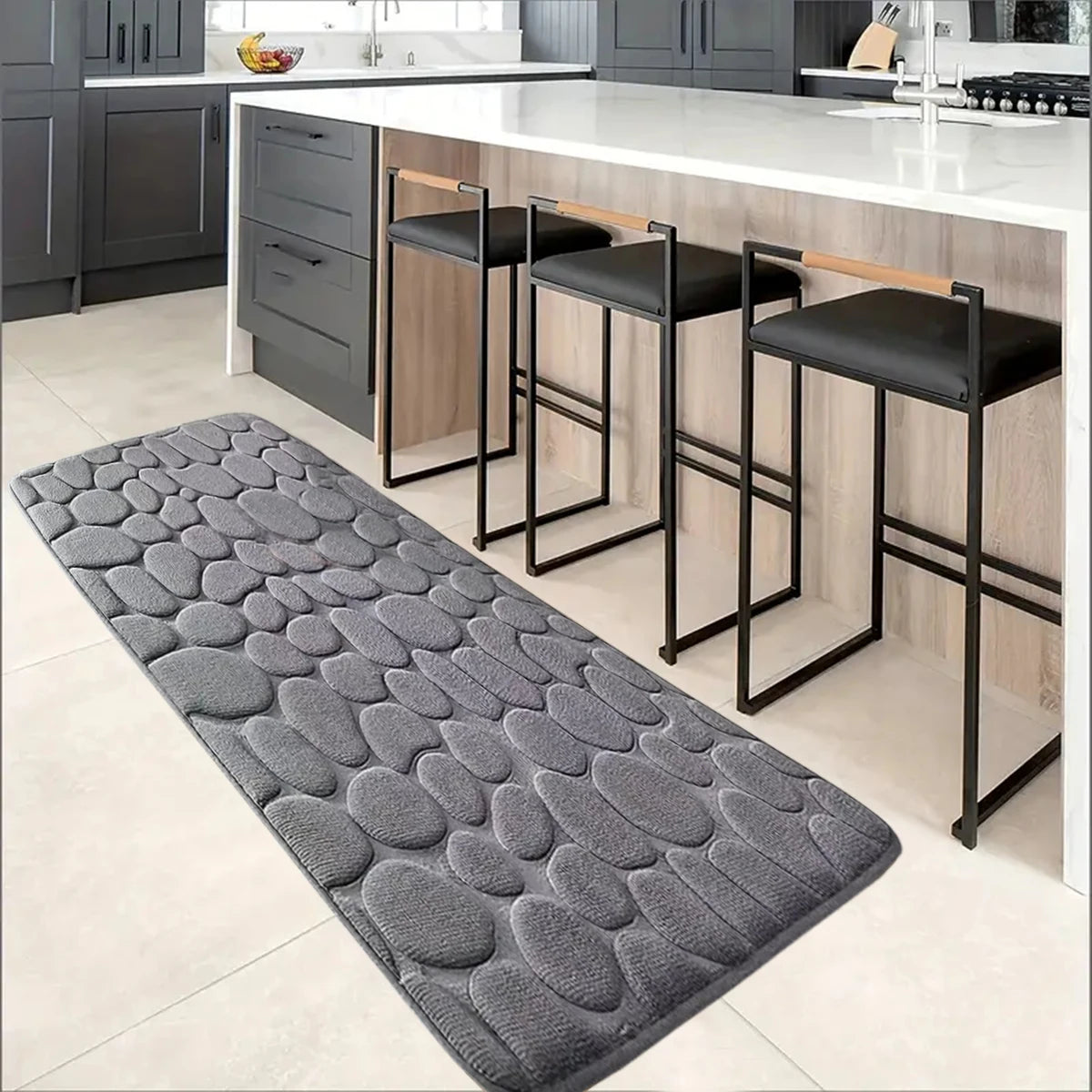 Large Size Kitchen Carpet Non Slip Absorbent Kitchen Floor Mat Floor Mat Machine Washable Soft Carpet