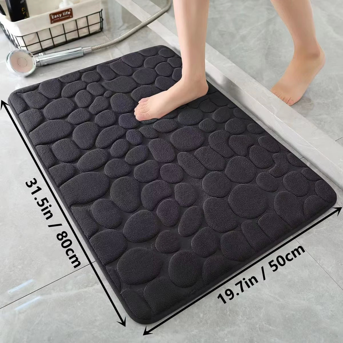 Kitchen Carpet Soft Kitchen Mat Anti-Slip Carpet Water Absorbent Floor Mat Bedroom Mat Home Decoration